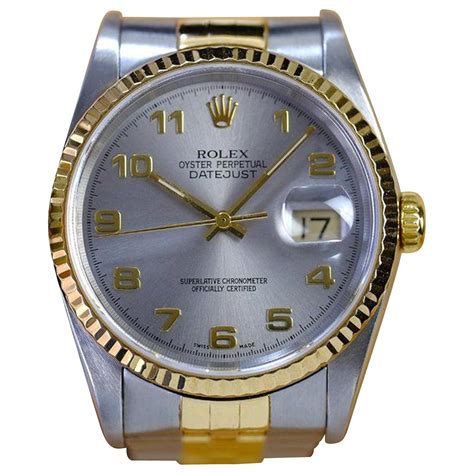 rolex 16233 silver